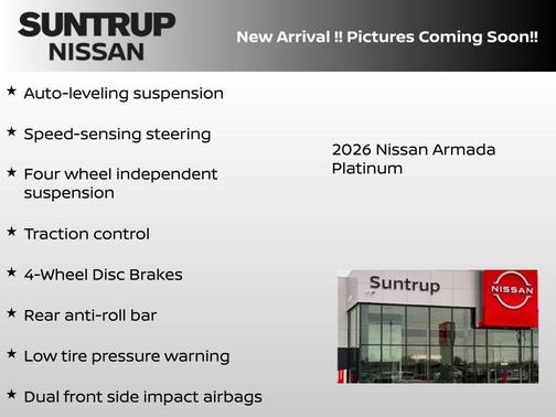 Aspen White 2026 Nissan Armada Platinum