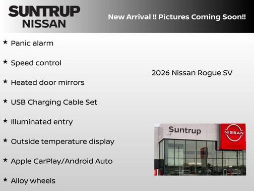 Gun Metallic 2026 Nissan Rogue SV