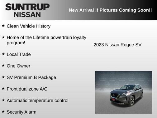Gun Metallic 2023 Nissan Rogue SV