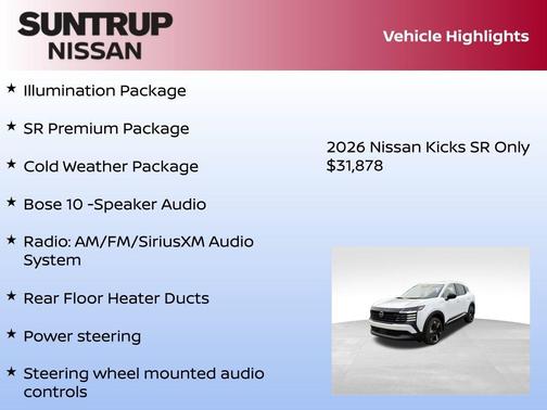 2026 Nissan Kicks SR