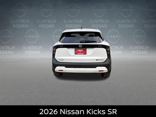 Aspen White Tri 2026 Nissan Kicks SR