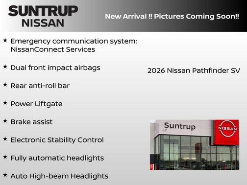 Gun Metallic 2026 Nissan Pathfinder SV