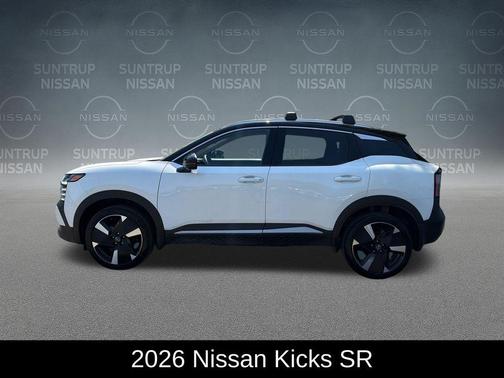 2t Wht Blk Roof 2026 Nissan Kicks SR