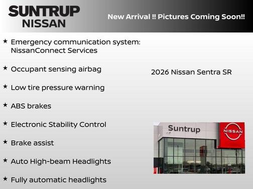 Aspen White 2026 Nissan Sentra SR
