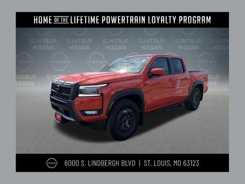 Orange 2025 Nissan Frontier PRO-X