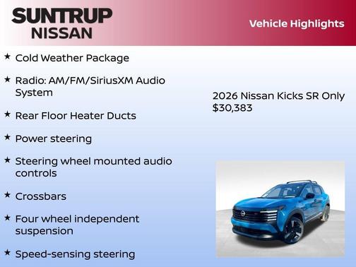 2026 Nissan Kicks SR