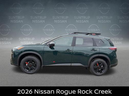 Obsidian Green 2026 Nissan Rogue Rock Creek
