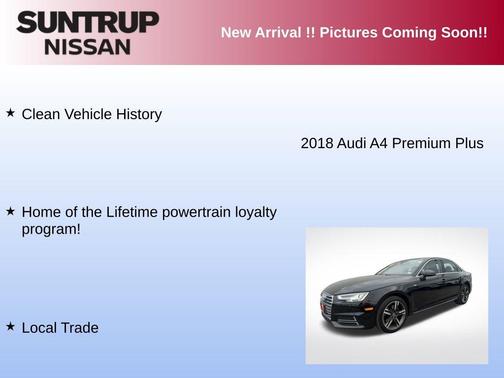 2018 Audi A4 2.0T Tech ultra Premium
