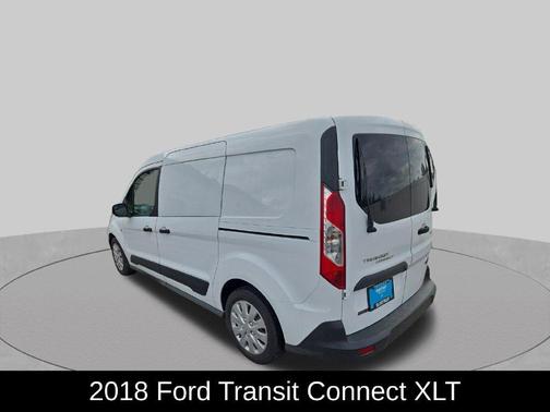 Frozen White 2018 Ford Transit Connect XLT