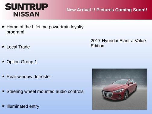 2017 Hyundai ELANTRA Value Edition