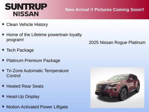 2025 Nissan Rogue Platinum