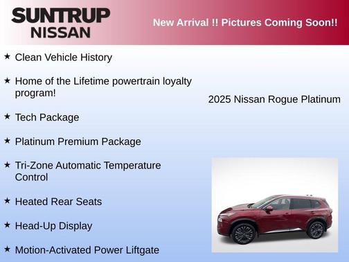 2025 Nissan Rogue Platinum
