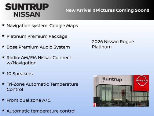 2026 Nissan Rogue Platinum