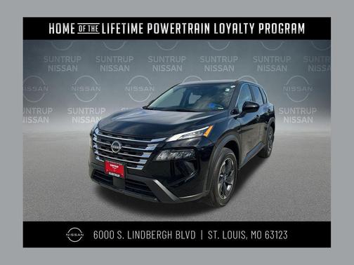 Black 2025 Nissan Rogue SV