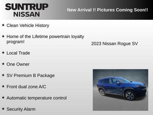 Caspian Blue 2023 Nissan Rogue SV