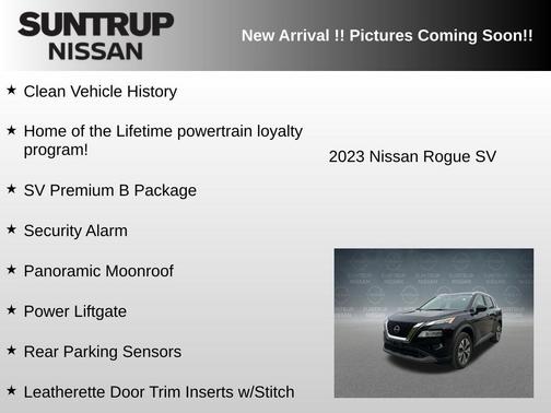 Black 2023 Nissan Rogue SV