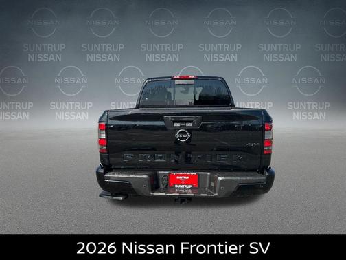 Black 2026 Nissan Frontier SV