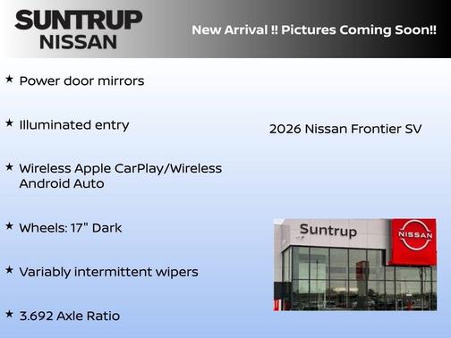 2026 Nissan Frontier SV