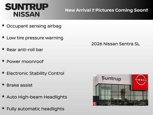 Atlantic Gray 2026 Nissan Sentra SL