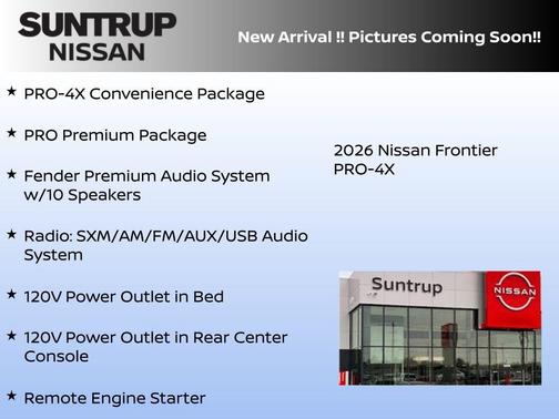 2026 Nissan Frontier PRO-4X