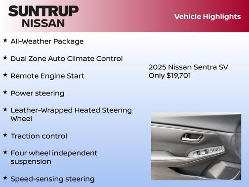 2025 Nissan Sentra SV