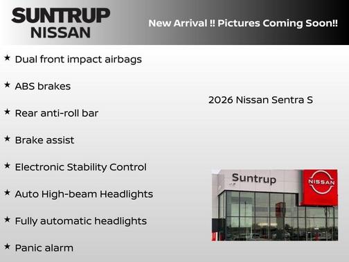 Super Black 2026 Nissan Sentra S