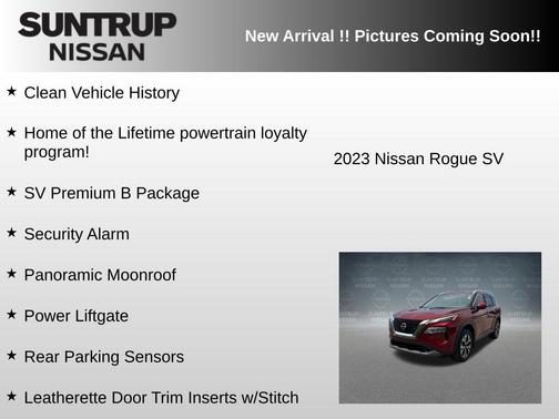 Scarlet Ember 2023 Nissan Rogue SV