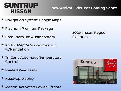 2026 Nissan Rogue Platinum