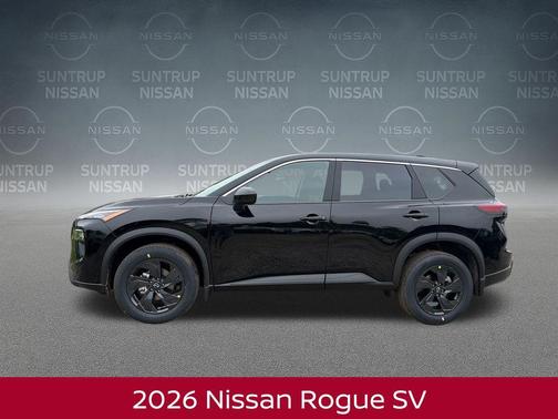 Super Black 2026 Nissan Rogue SV