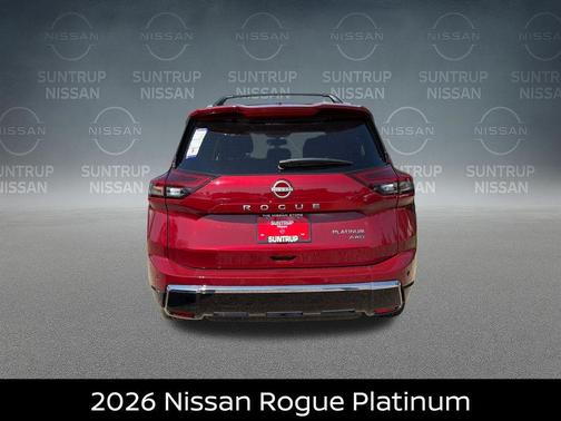Scarlet Ember Tintcoat 2026 Nissan Rogue Platinum