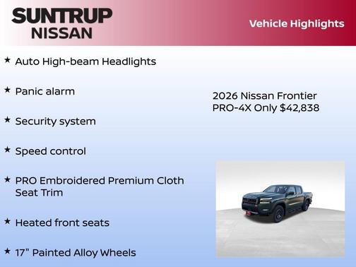 2026 Nissan Frontier PRO-4X