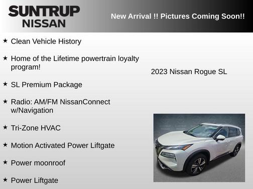 White 2023 Nissan Rogue SL