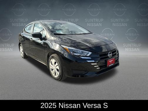Black 2025 Nissan Versa S