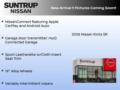 2026 Nissan Kicks SR