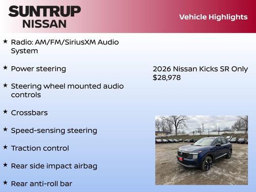 2026 Nissan Kicks SR