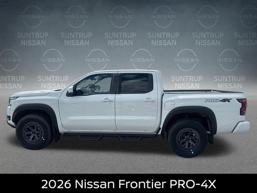 Glacier White 2026 Nissan Frontier PRO-4X