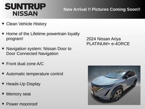 2t Gry Blk Roof 2024 Nissan ARIYA PLATINUM+