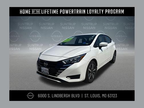 Aspen White 2025 Nissan Versa 1.6 SV