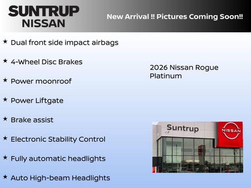 2026 Nissan Rogue Platinum