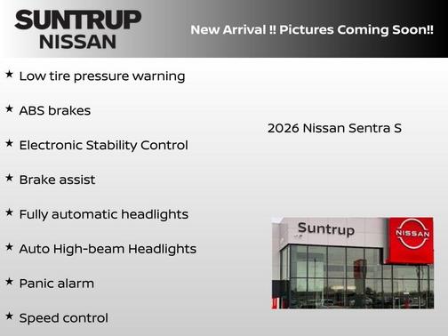 Gun Metallic 2026 Nissan Sentra S