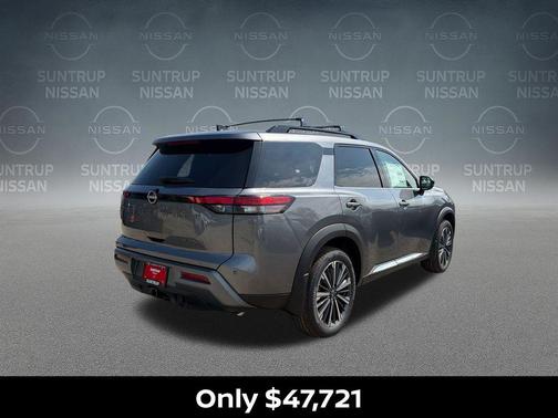 Gun Metallic 2026 Nissan Pathfinder Platinum