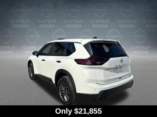 Glacier White 2025 Nissan Rogue S