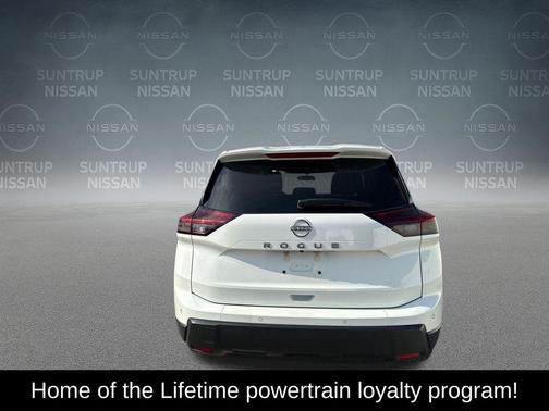 Glacier White 2025 Nissan Rogue S