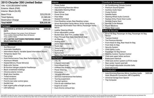 2013 Chrysler 200 Limited