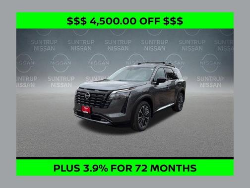 Gun Metallic 2026 Nissan Pathfinder Platinum