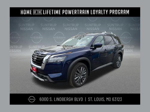 Deep Ocean Blue 2025 Nissan Pathfinder SL