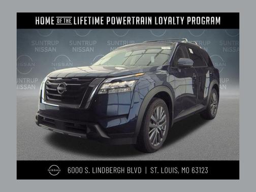 Deep Ocean Blue 2025 Nissan Pathfinder SL