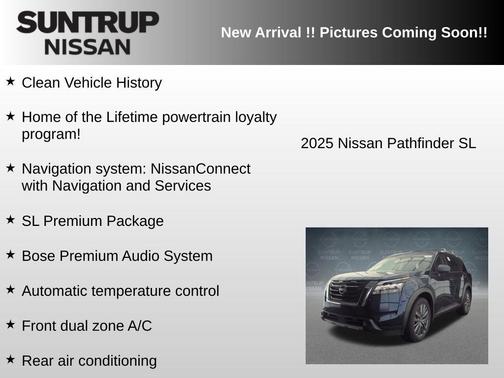 Deep Ocean Blue 2025 Nissan Pathfinder SL