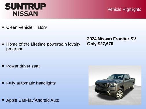 2024 Nissan Frontier SV