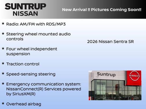 2026 Nissan Sentra SR